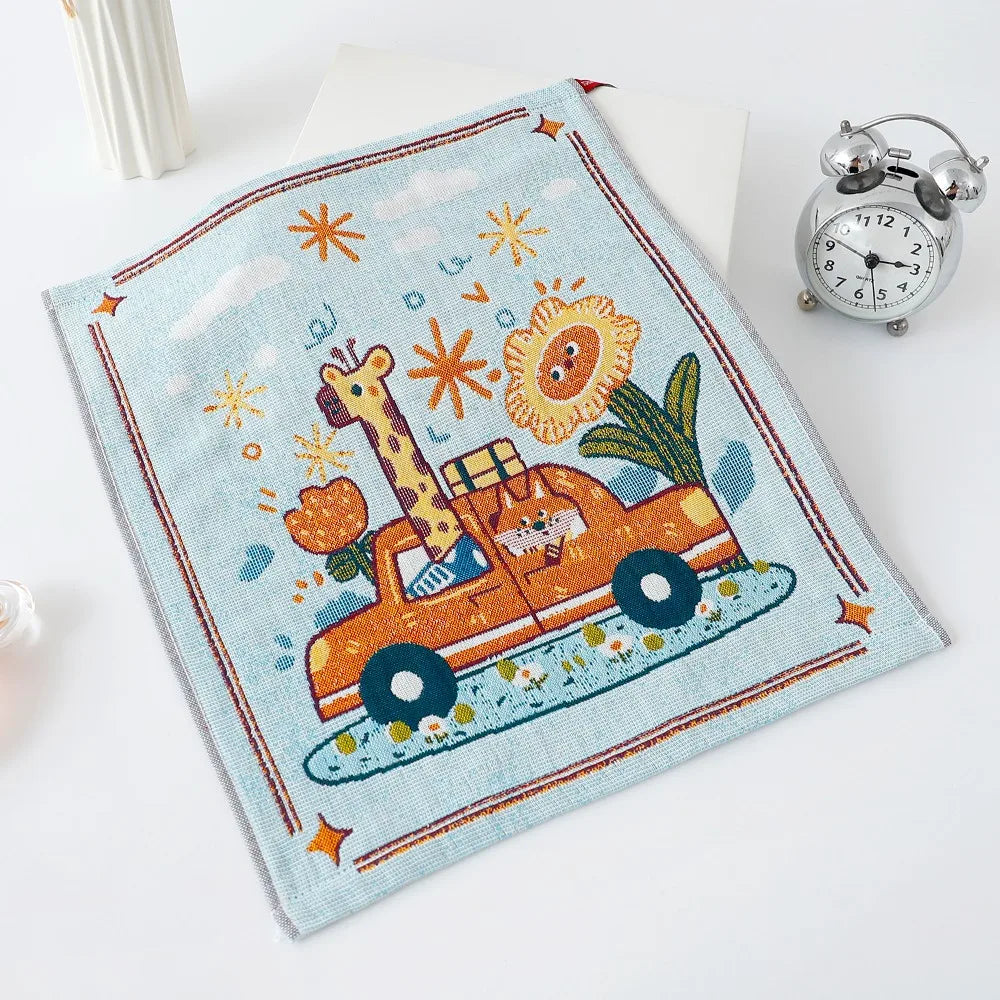 Kids Cartoon Kitchen Hand Towel – 34x40cm Quick-Dry Cotton Kitchen Hand Towel Nixie 3