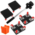 880LBS Furniture Lift Mover Tool Set – 360° Heavy Duty Rollers Furniture Mover Set Nixie Black