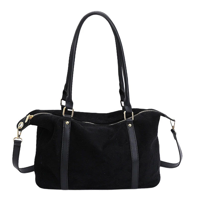 Nixie Retro Suede Women's Crossbody Shoulder Tote Bag Crossbody Shoulder Bag Nixie
