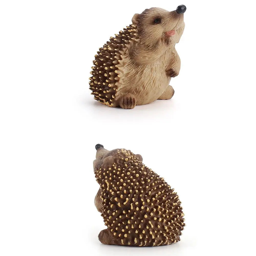 Hedgehog Animal Figurine – Miniature Wildlife Toy & Home Decor Animal Figurine Nixie