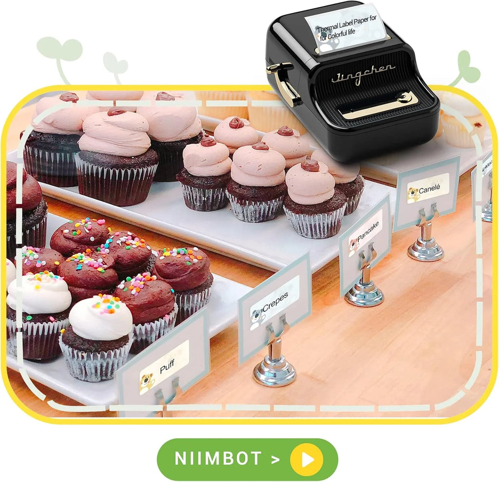 NIIMBOT B1/B21/B3S Waterproof Color Label Sticker Roll Thermal Label Roll Nixie