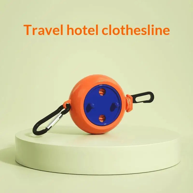 8M Retractable Travel Clothesline – Windproof Laundry Rope