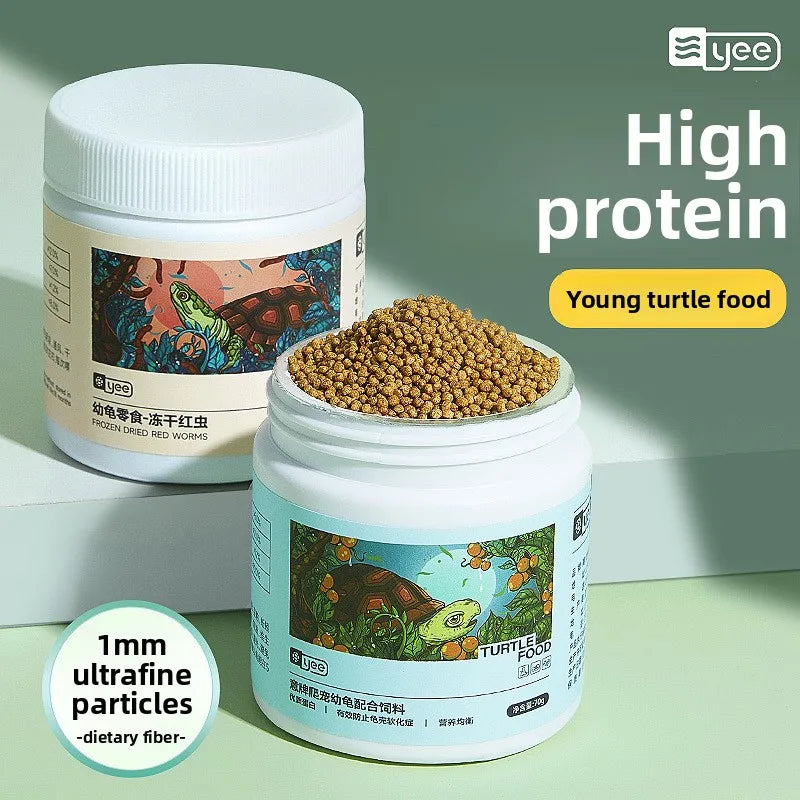 Yee Turtle Food for Young & Adult Turtles – 200g Granules Turtle Food Nixie