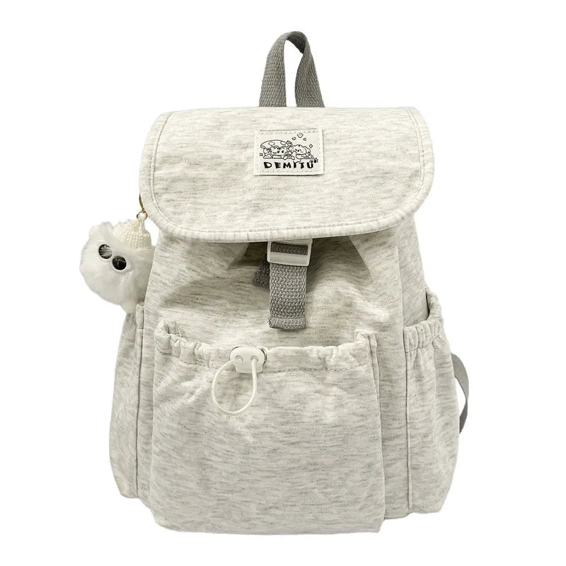 Women's Korean Style Lightweight Drawstring Backpack – Travel Bag