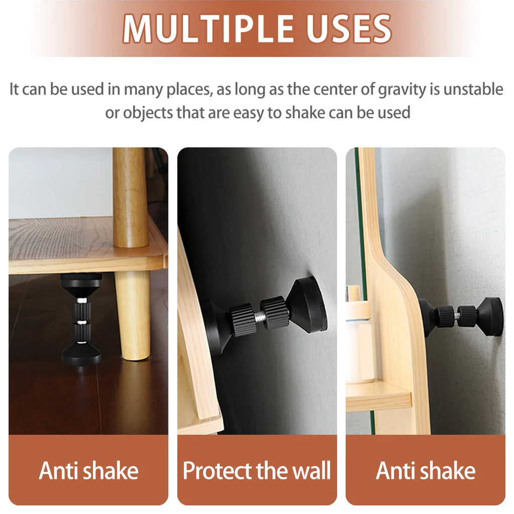 2Pcs Adjustable Bed Frame Anti-Shake Headboard Stopper Fixer Furniture Stabilizer Nixie