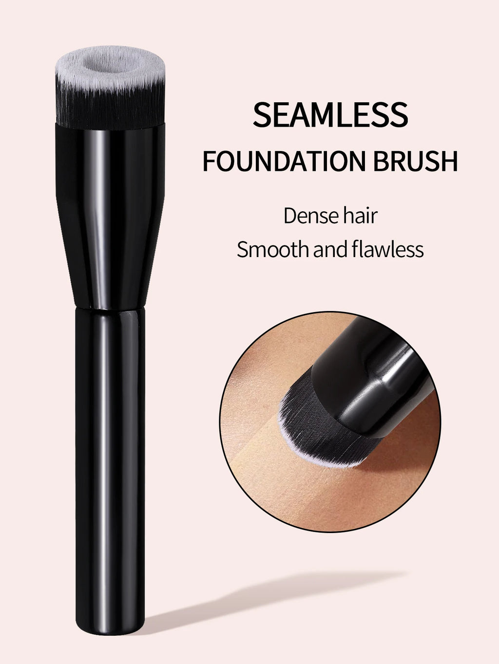 Nixie Facial Makeup Brush – Foundation, Blush & Contour Makeup Brush Nixie