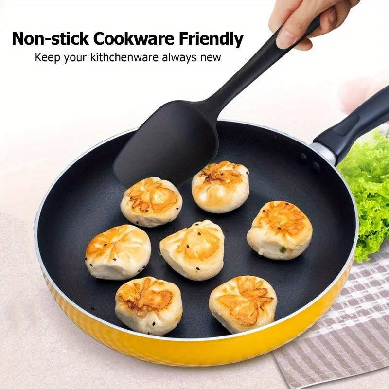 6-Piece Food Grade Silicone Spatula Set – Heat Resistant Silicone Spatula Set Nixie