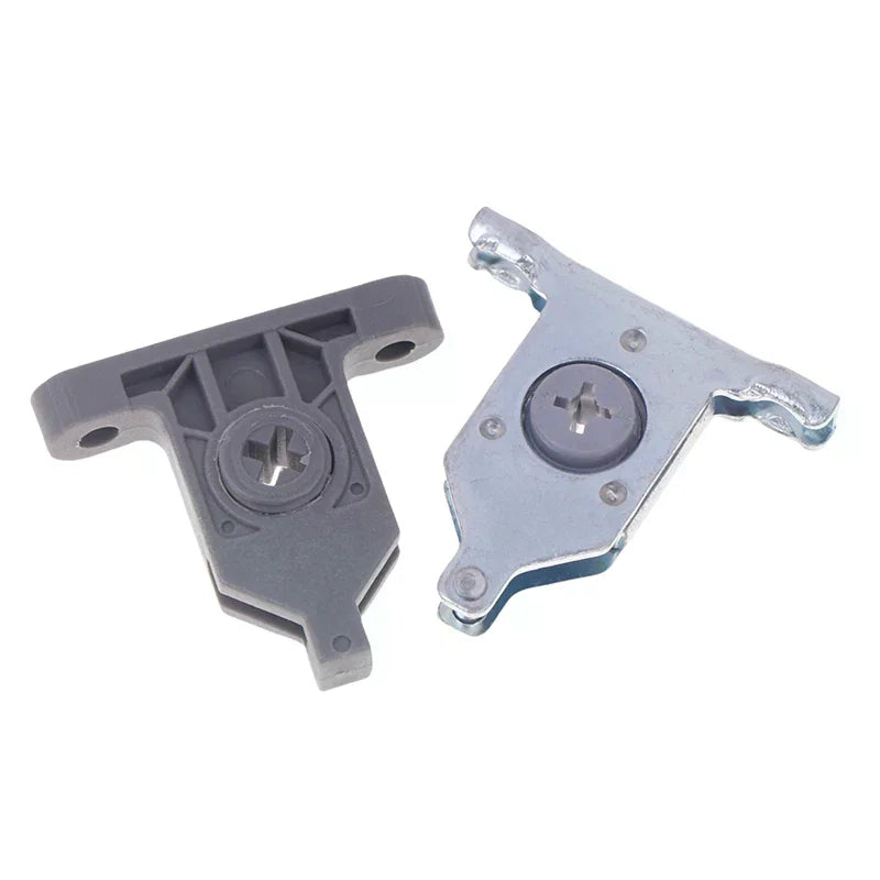 2Pcs Drawer Front Panel Fixing Bracket Clip Connector – Nylon/Metal