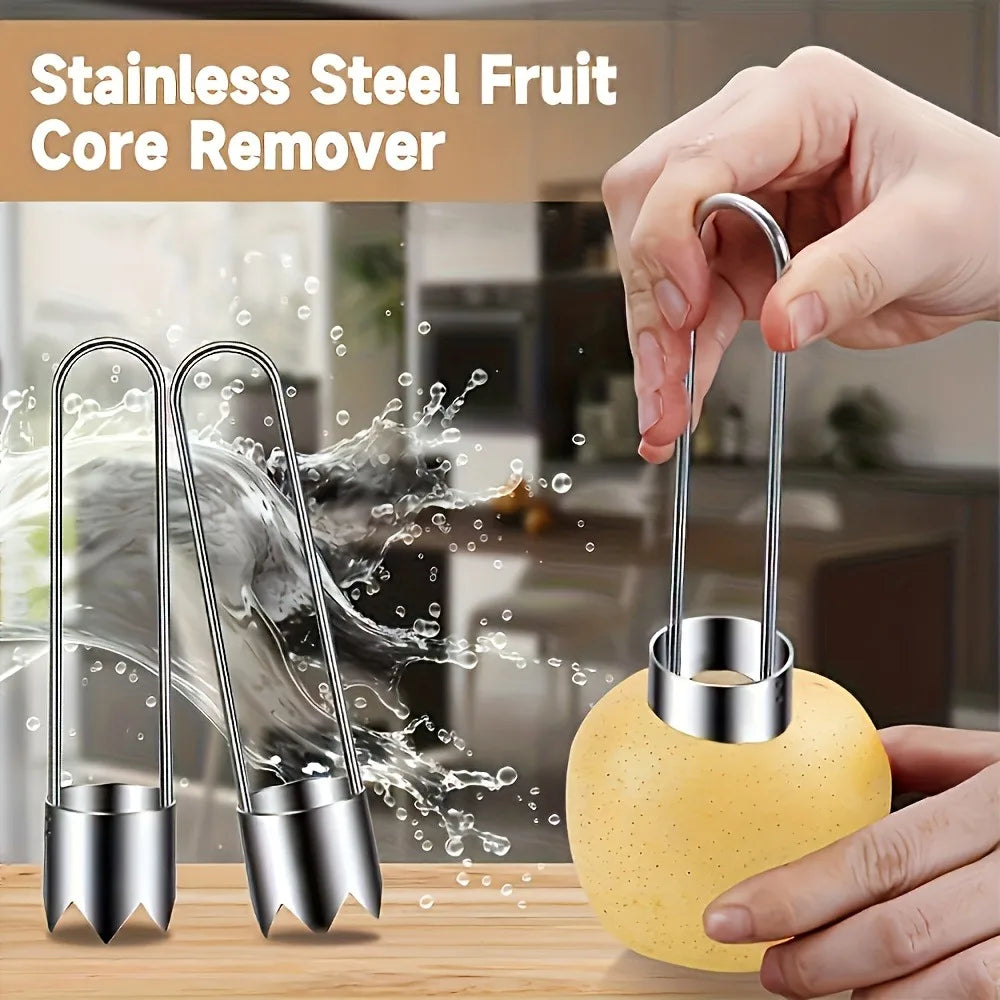 Stainless Steel Apple Pear Corer & Bell Pepper Seed Remover