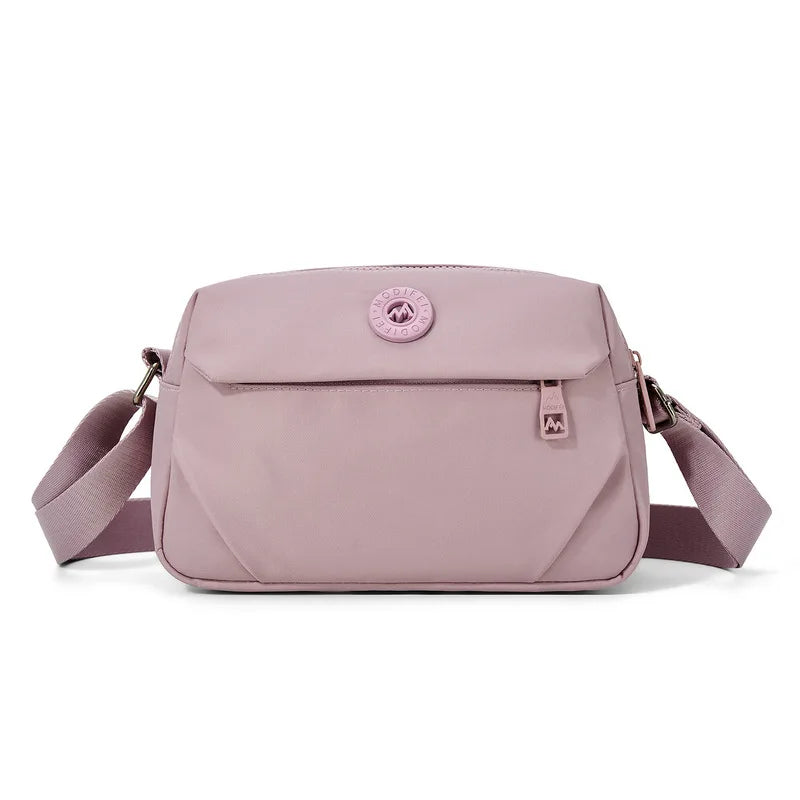Nixie Women's Nylon Multi-Layer Crossbody Shoulder Bag Crossbody Shoulder Bag Nixie