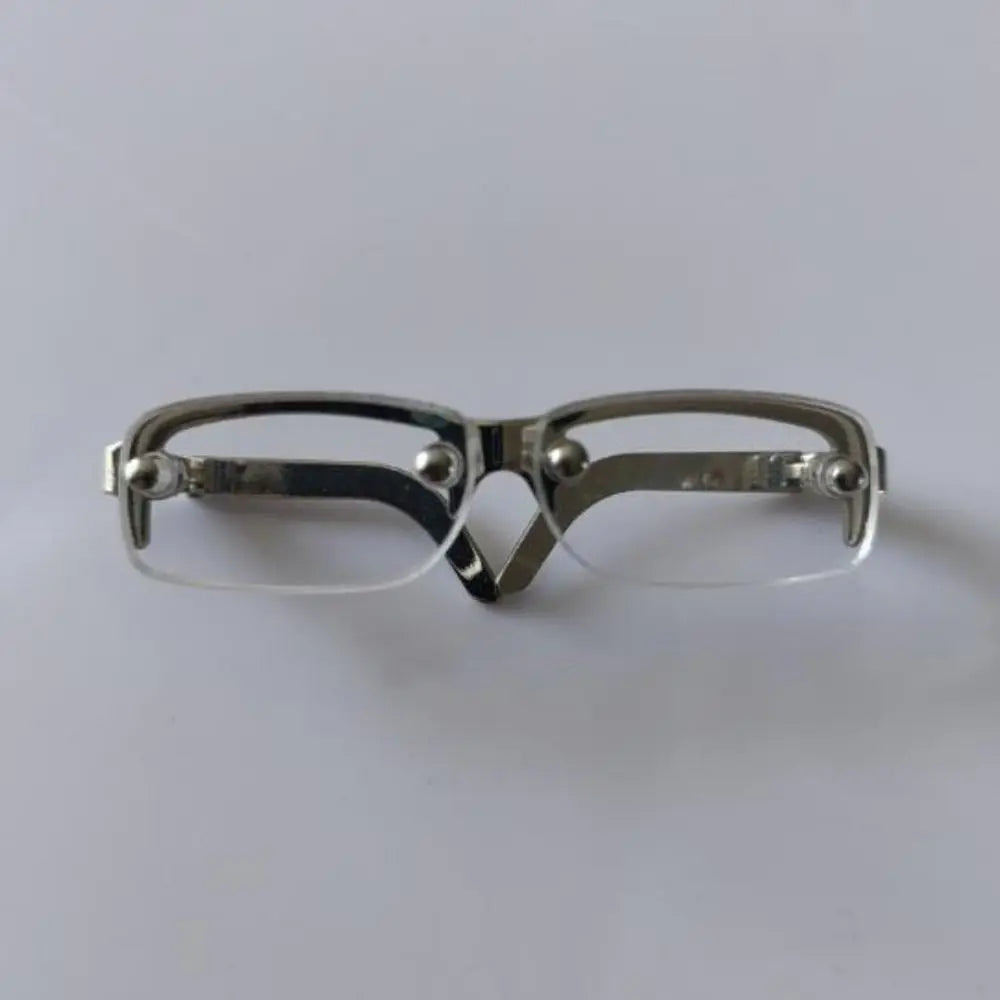 5.5cm Mini Metal Eyeglasses for 1/4 BJD Dolls | Fashion Glasses Doll Accessories Nixie