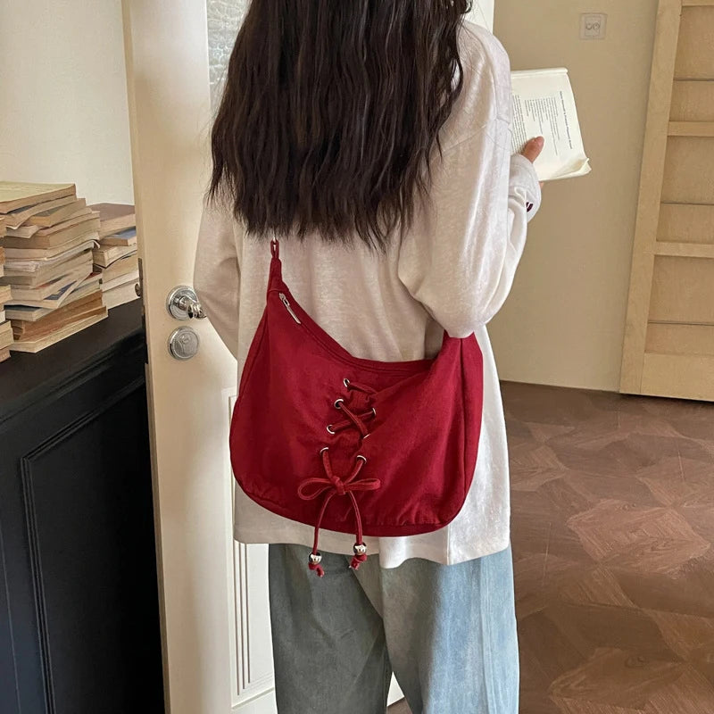 Women's Large Canvas Tote Crossbody Shoulder Bag | Nixie Canvas Tote Bag Nixie