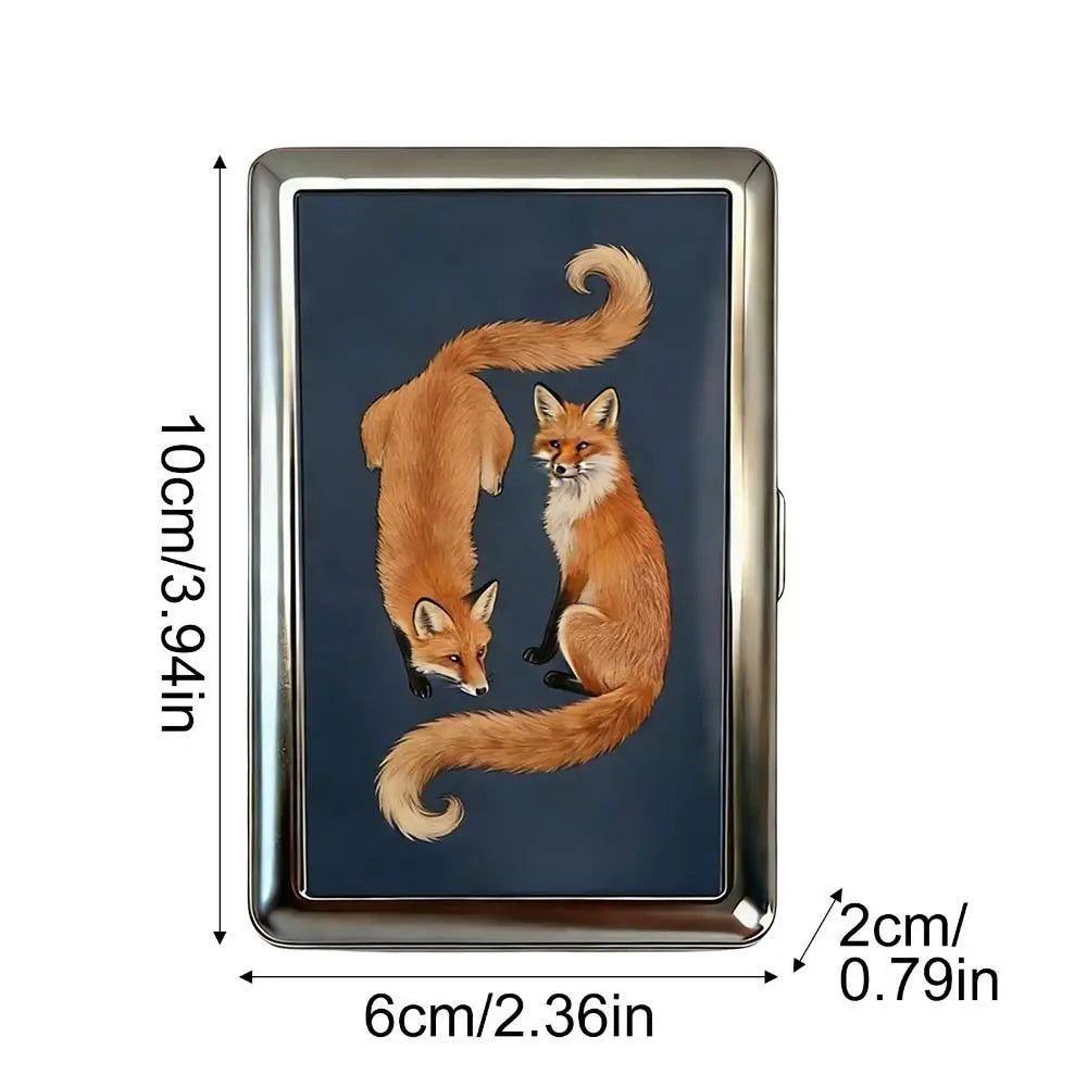 Vintage Metal Snap Card Case – ID & Business Card Holder Metal Card Case Nixie
