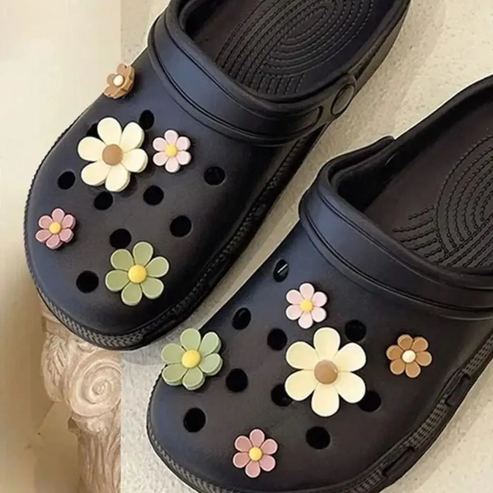 10-Piece Daisy Flower Shoe Charms – DIY Clog & Sandal Decor Shoe Charms Nixie