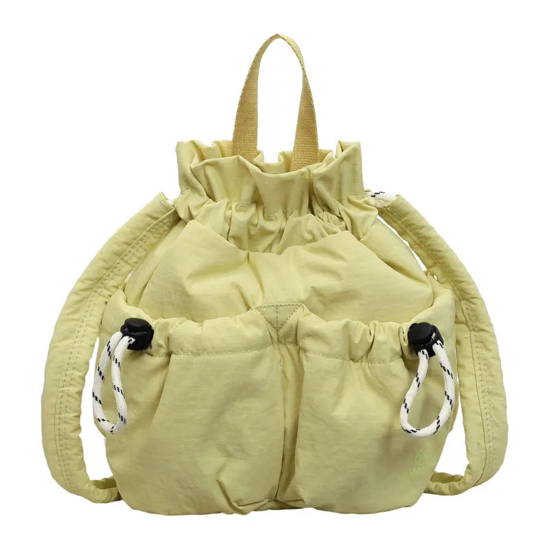Mini Drawstring Backpack Women – Korean Style Lightweight Bag Drawstring Backpack Nixie