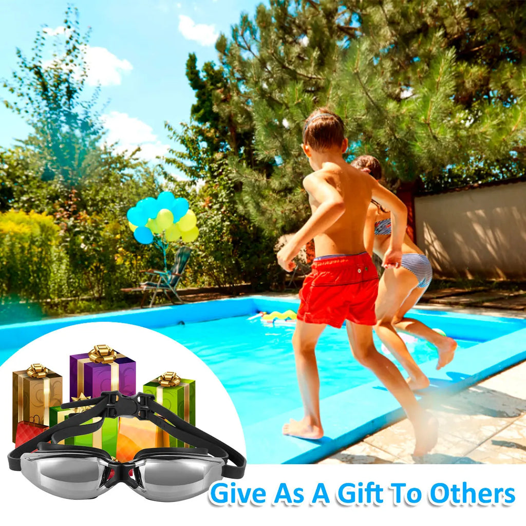 Nixie Swimming Goggles – UV Protection & Anti-Fog Wide View Swim Goggles Nixie