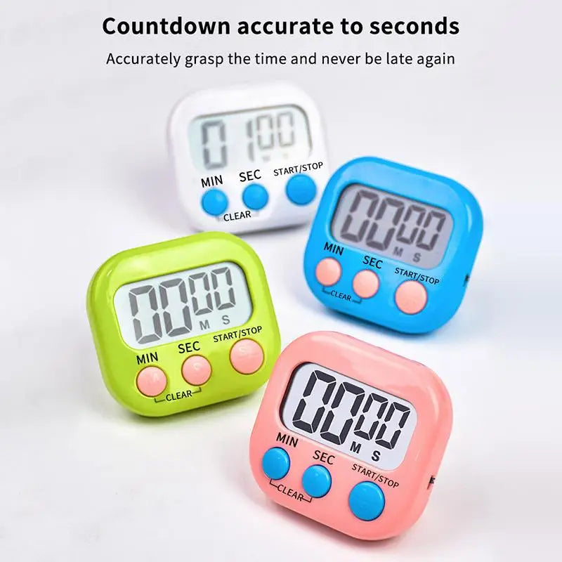 Portable Digital Timer Large LCD – Kitchen, Gym & Study Digital Kitchen Timer Nixie
