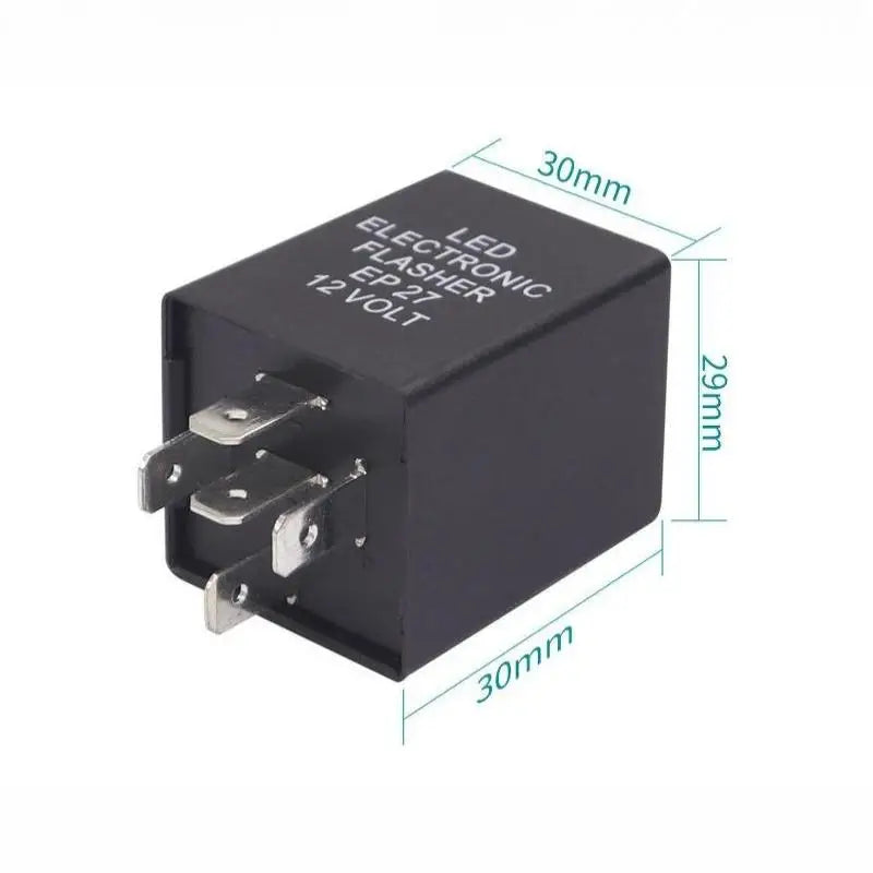 EP27 12V 5-Pin LED Flasher Relay – Fix Hyper Flash Turn Signal