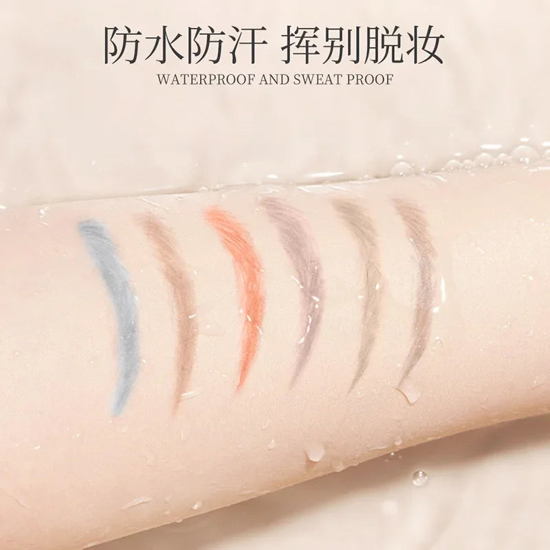 Double-Ended Natural Brown Eyebrow Pencil & Brush – Waterproof Eyebrow Pencil Nixie