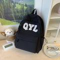Vintage Aesthetic Women's Backpack – Lightweight Large Capacity Women's Backpack Nixie Black