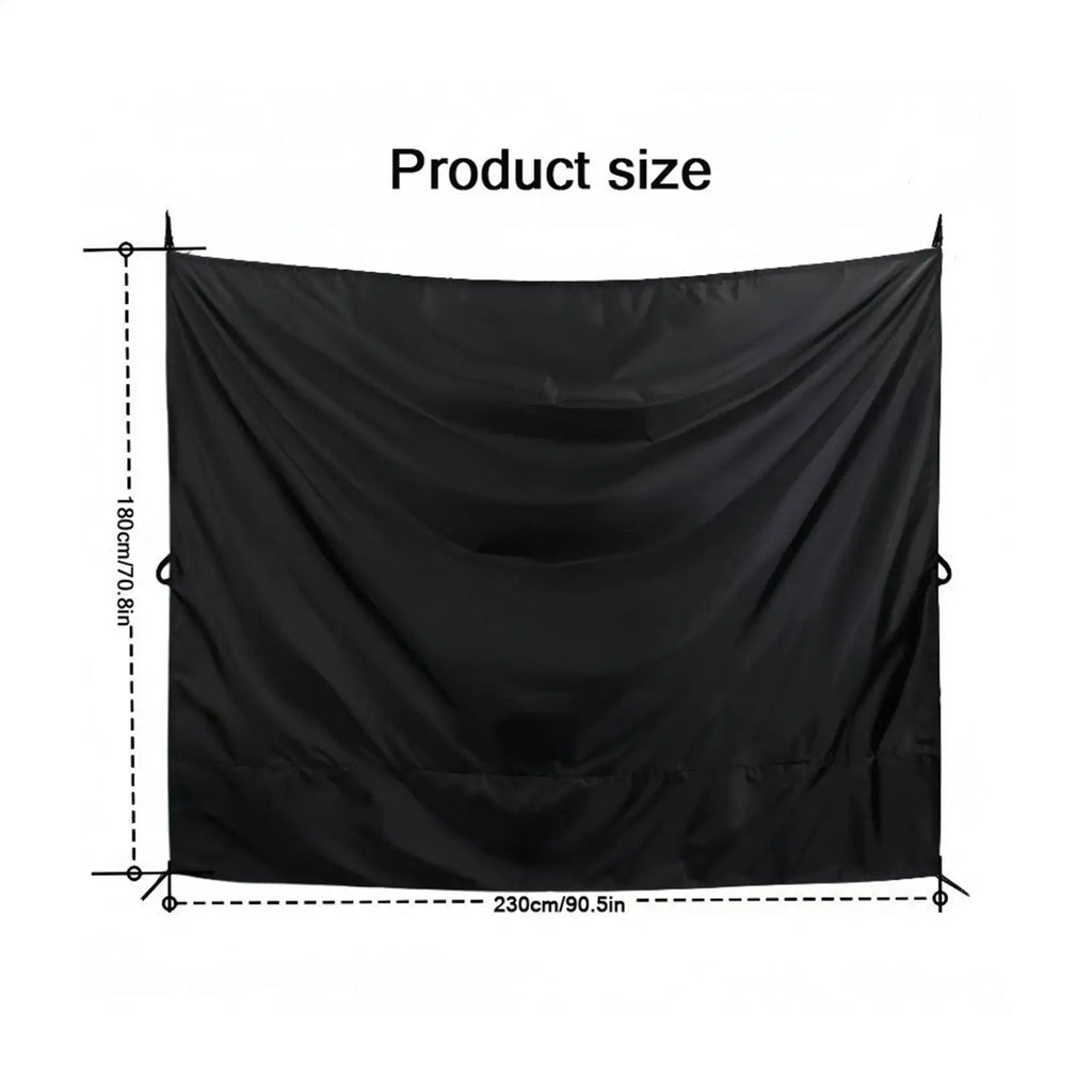 Camper Van Rear Door Curtain Cover – Waterproof UV Shade Vehicle Door Curtain Nixie