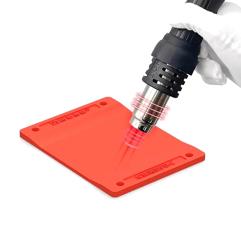 BGA Reballing Silicone Mat – Non-Slip Heat Resistant Rework Pad Reballing Silicone Mat Nixie