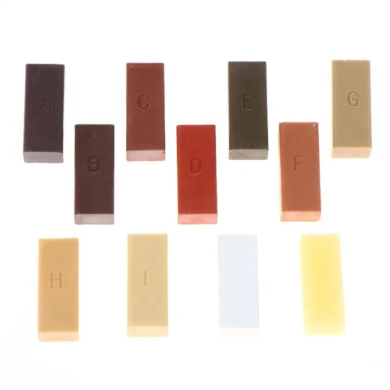 11-Piece Laminate & Hardwood Floor Repair Kit – DIY Wax Set Floor Repair Kit Nixie