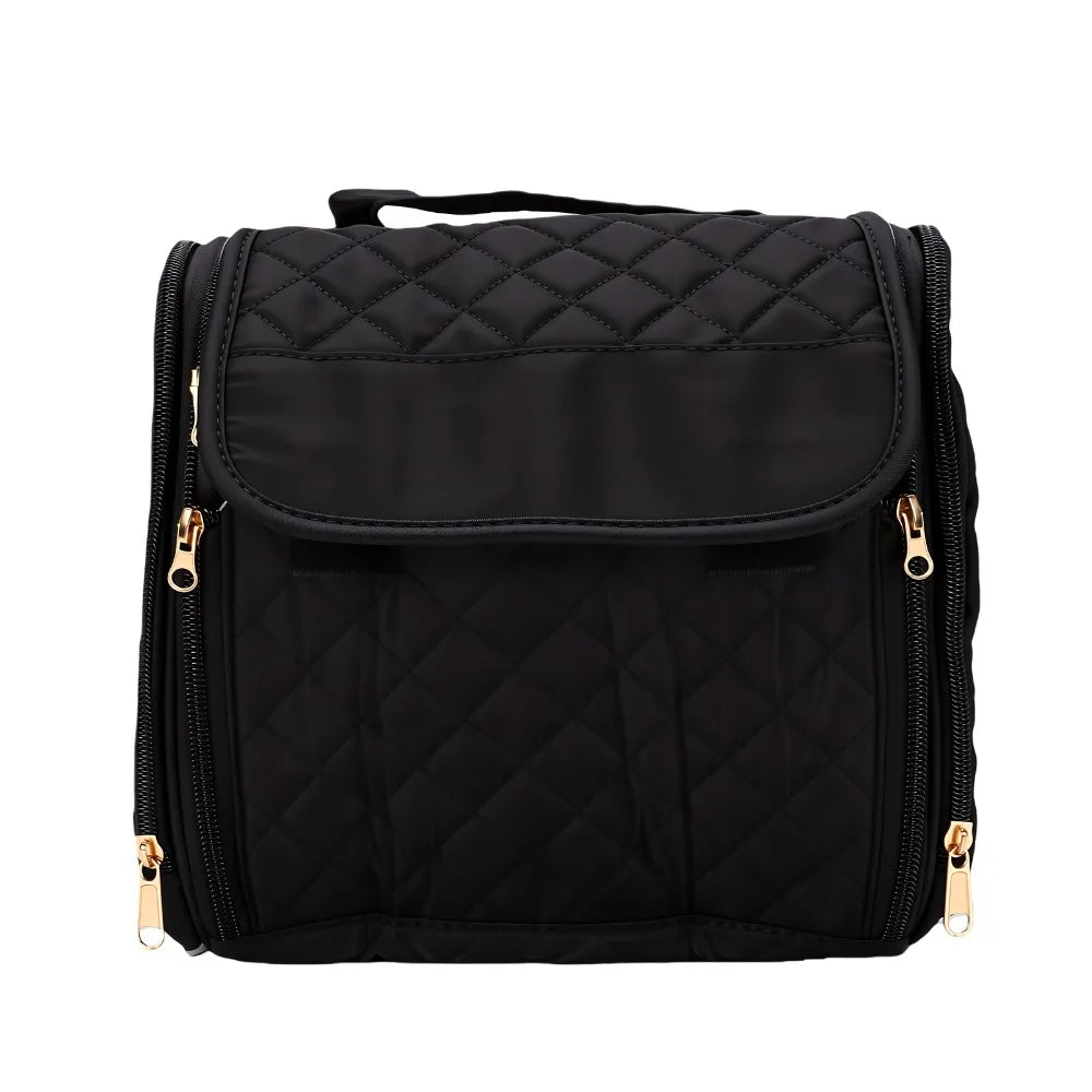 Large Hanging Makeup Bag with Hook – 3-Compartment Travel Bag Travel Toiletry Bag Nixie