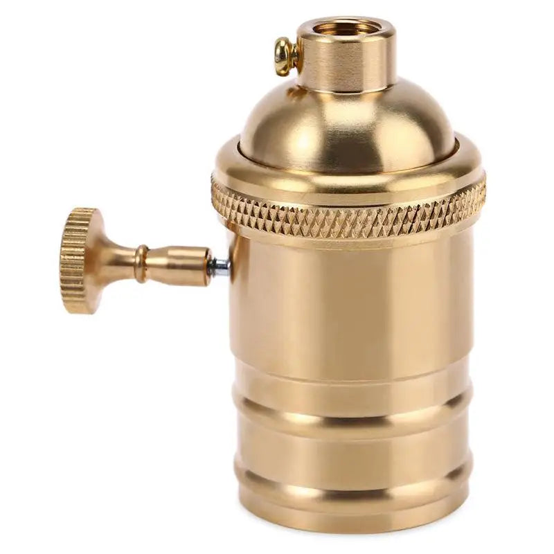 E27 Antique Aluminum Lamp Socket with Dimmer Switch | DIY Lighting