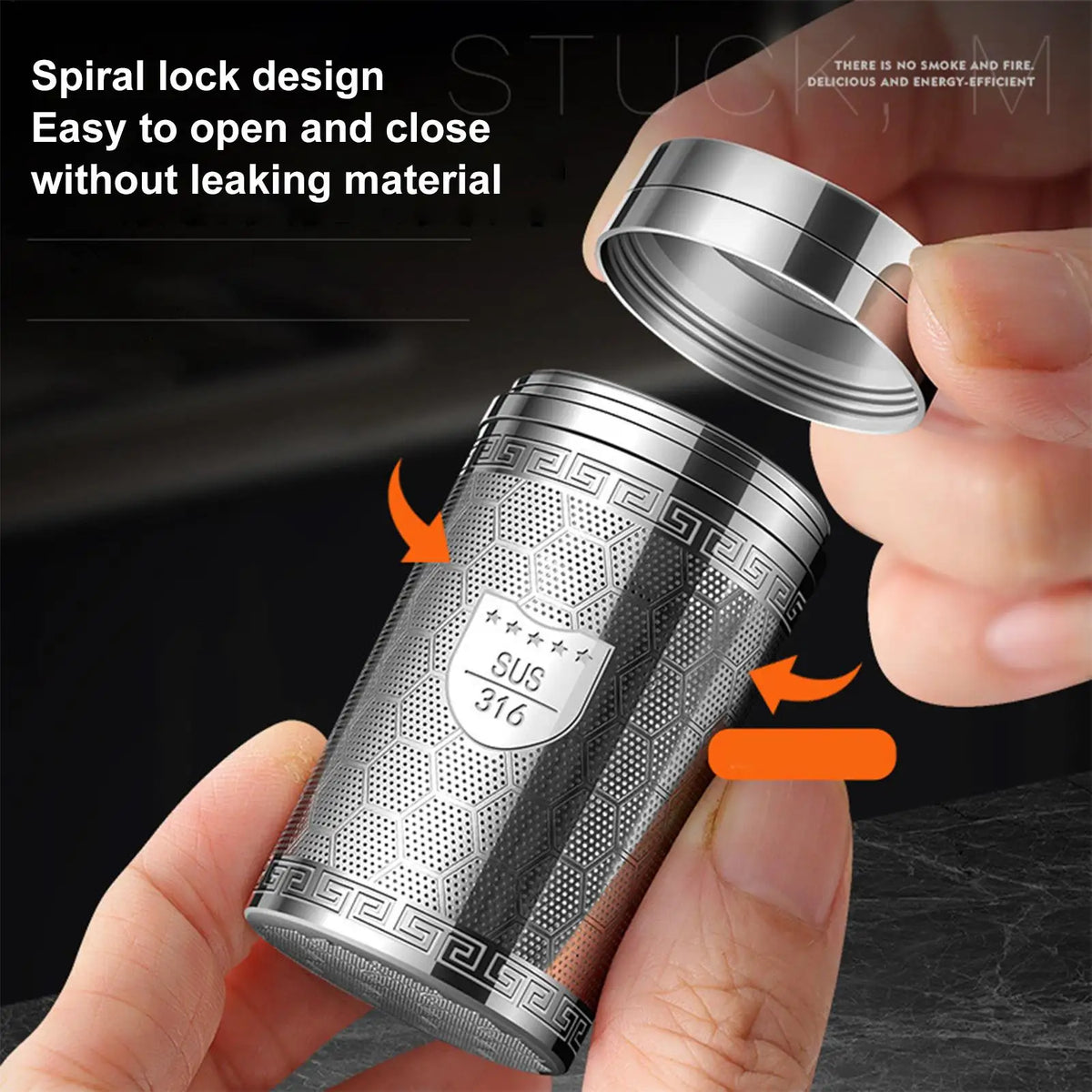 Stainless Steel Tea Infuser Mesh Filter Strainer & Tray