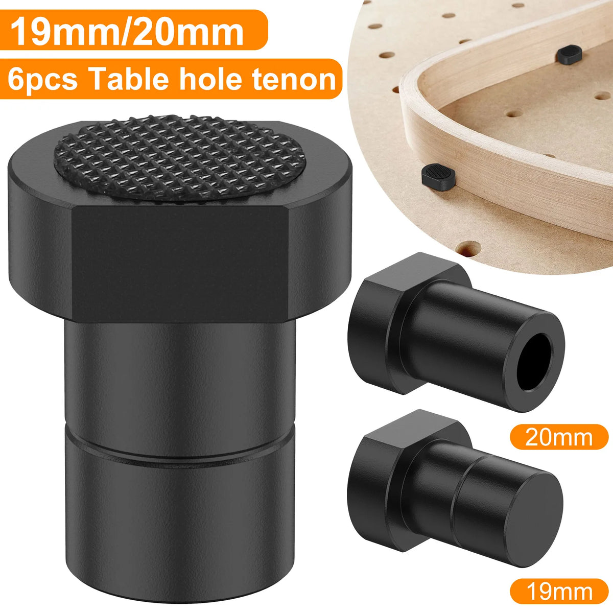 6Pcs Aluminum Alloy Bench Clamps – MFT Workbench Table Stops Bench Clamp Set Nixie