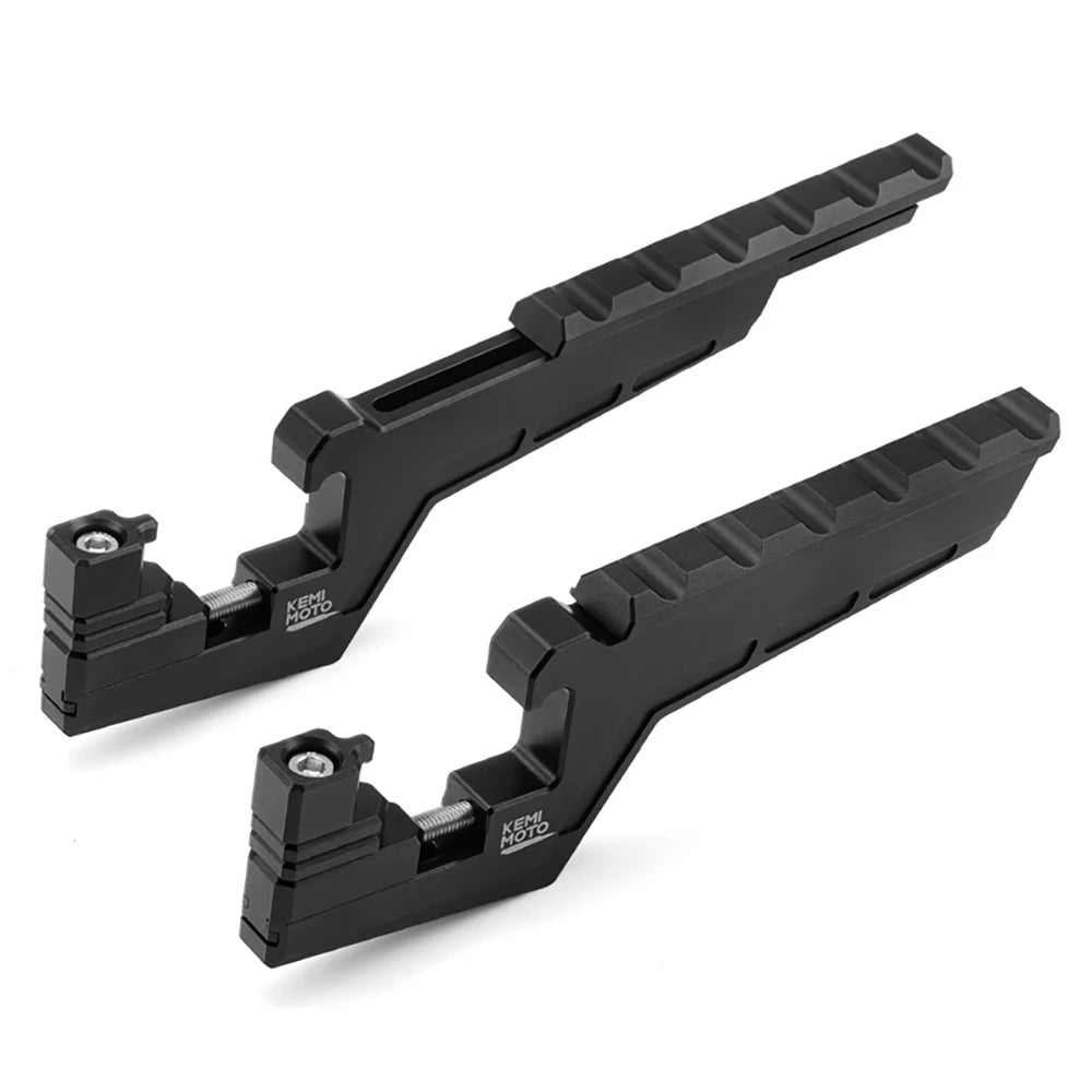 Extendable Passenger Footpegs CNC Aluminum Universal Dirt Bike Motorcycle Footpegs Nixie Retractable footrest