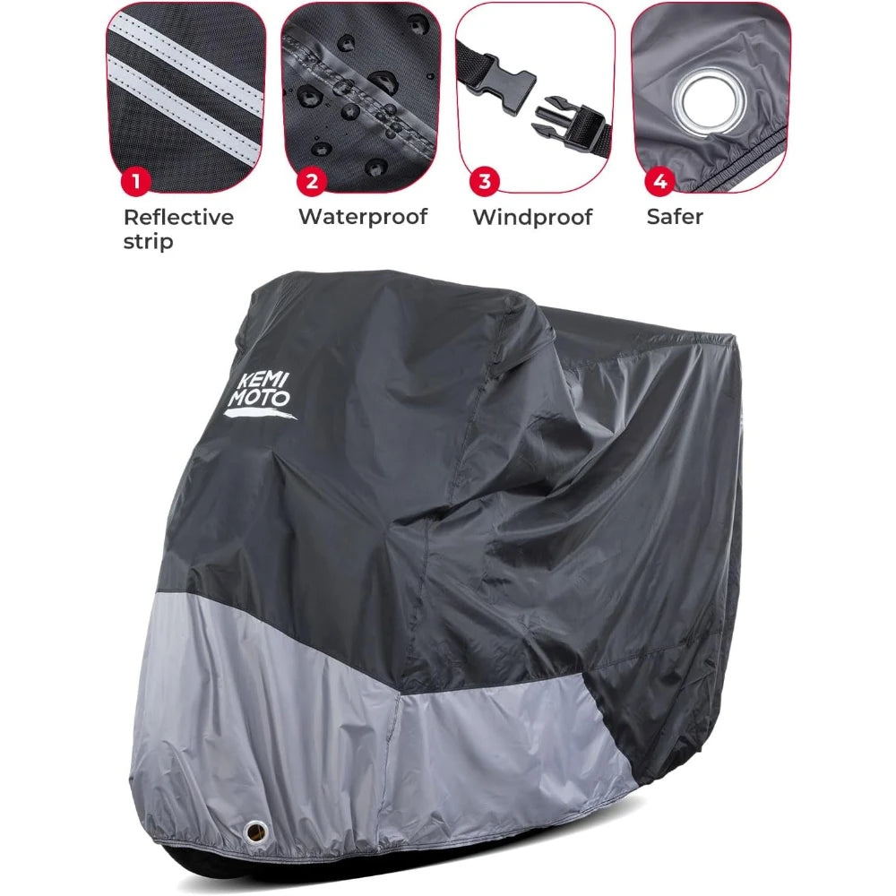 Adventure Motorcycle Cover – Waterproof, UV-Proof | R1250GS, Ténéré 700 Motorcycle Cover Nixie