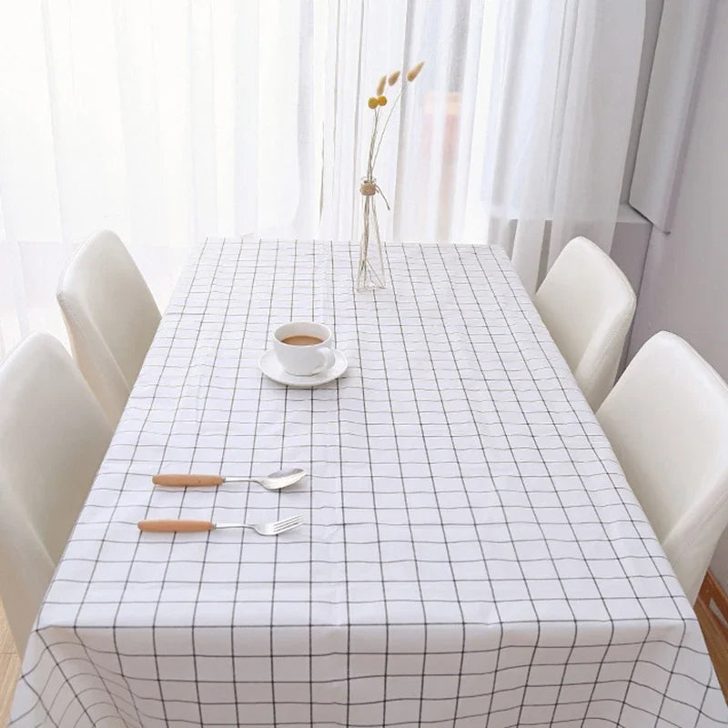 PEVA Waterproof Plaid Tablecloth 137x90cm | Party & Picnic Waterproof Tablecloth Nixie
