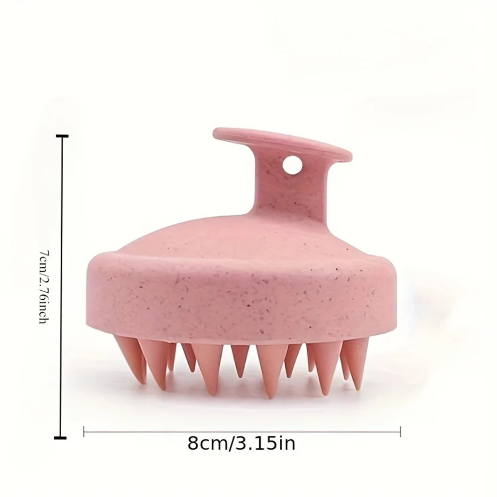 Silicone Scalp Massage Shampoo Brush | Hair Care Tool