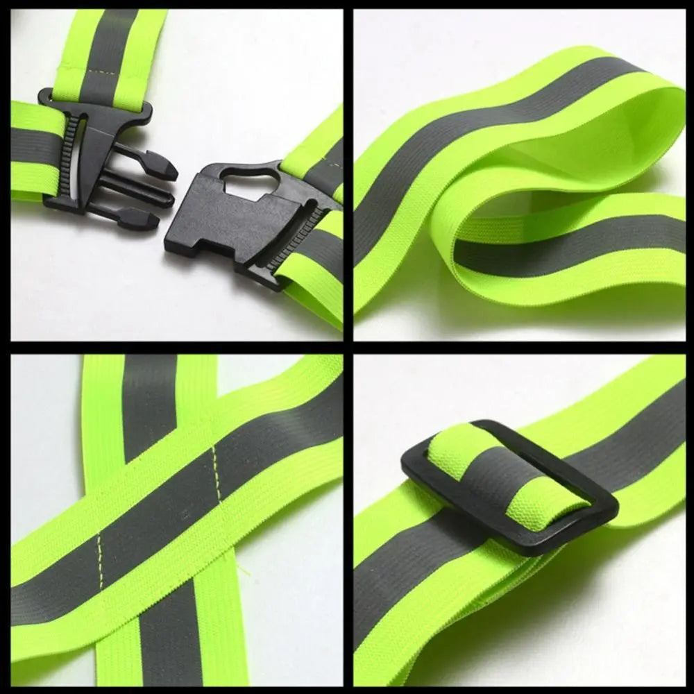 High Visibility Reflective Safety Straps – Cycling & Work
