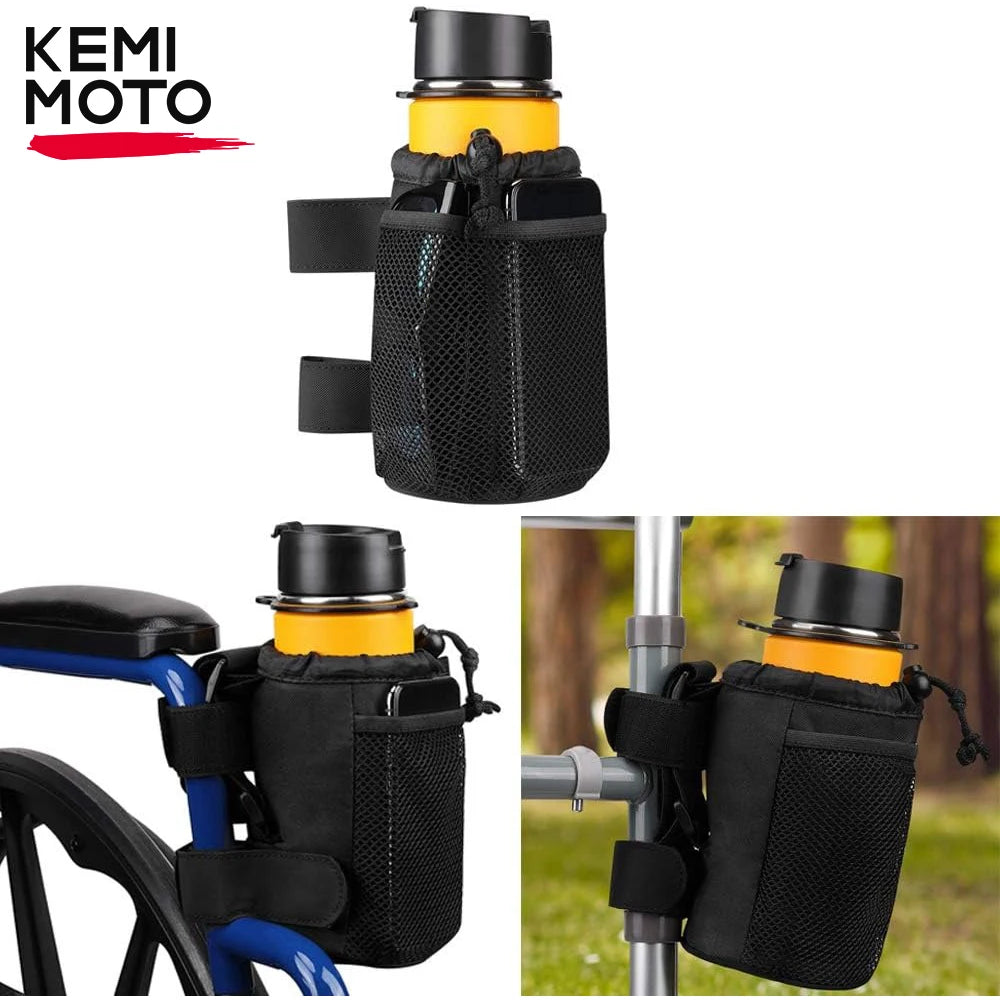 Cup Holder for Wheelchair Walker Rollator – Insulated Bottle Bottle Holder Accessory Nixie 1PC
