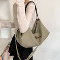 Nixie Retro Plaid Tote Bag – Large Capacity Women's Shoulder Bag Women's Tote Bag Nixie Green