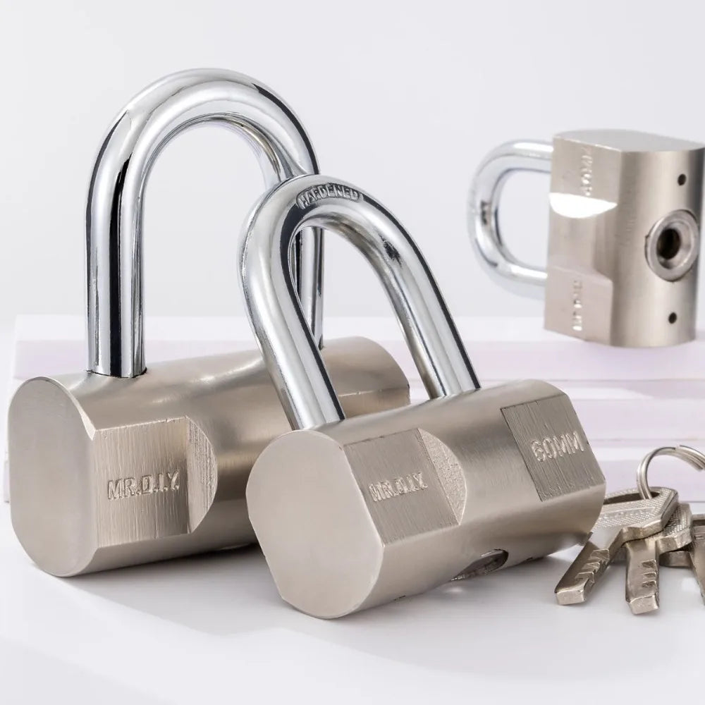 Heavy Duty Stainless Steel Waterproof Padlock with Keys