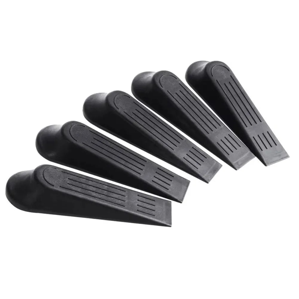 5-Pack Heavy Duty Plastic Door Stopper Wedges – Non-Slip Door Stopper Wedge Nixie
