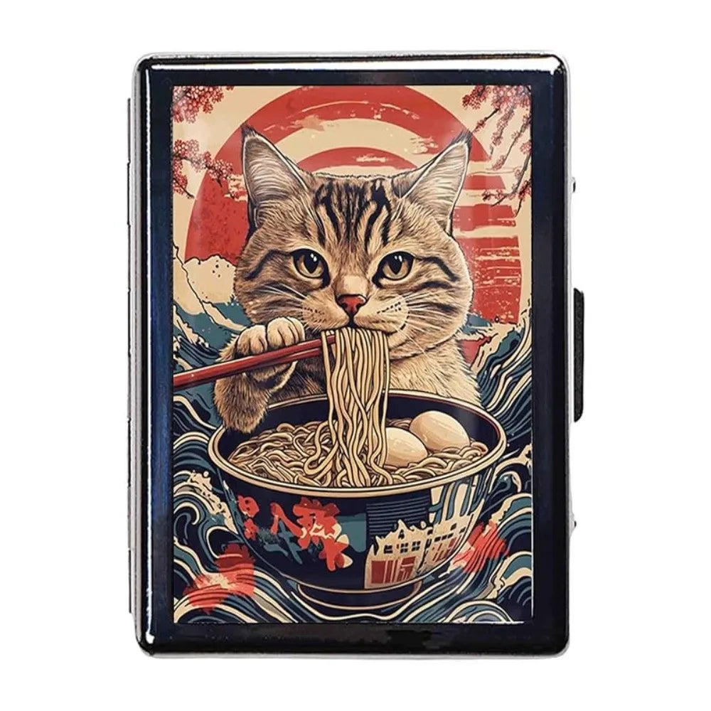 Vintage Metal Card Case | Multi-Function Business Card Holder