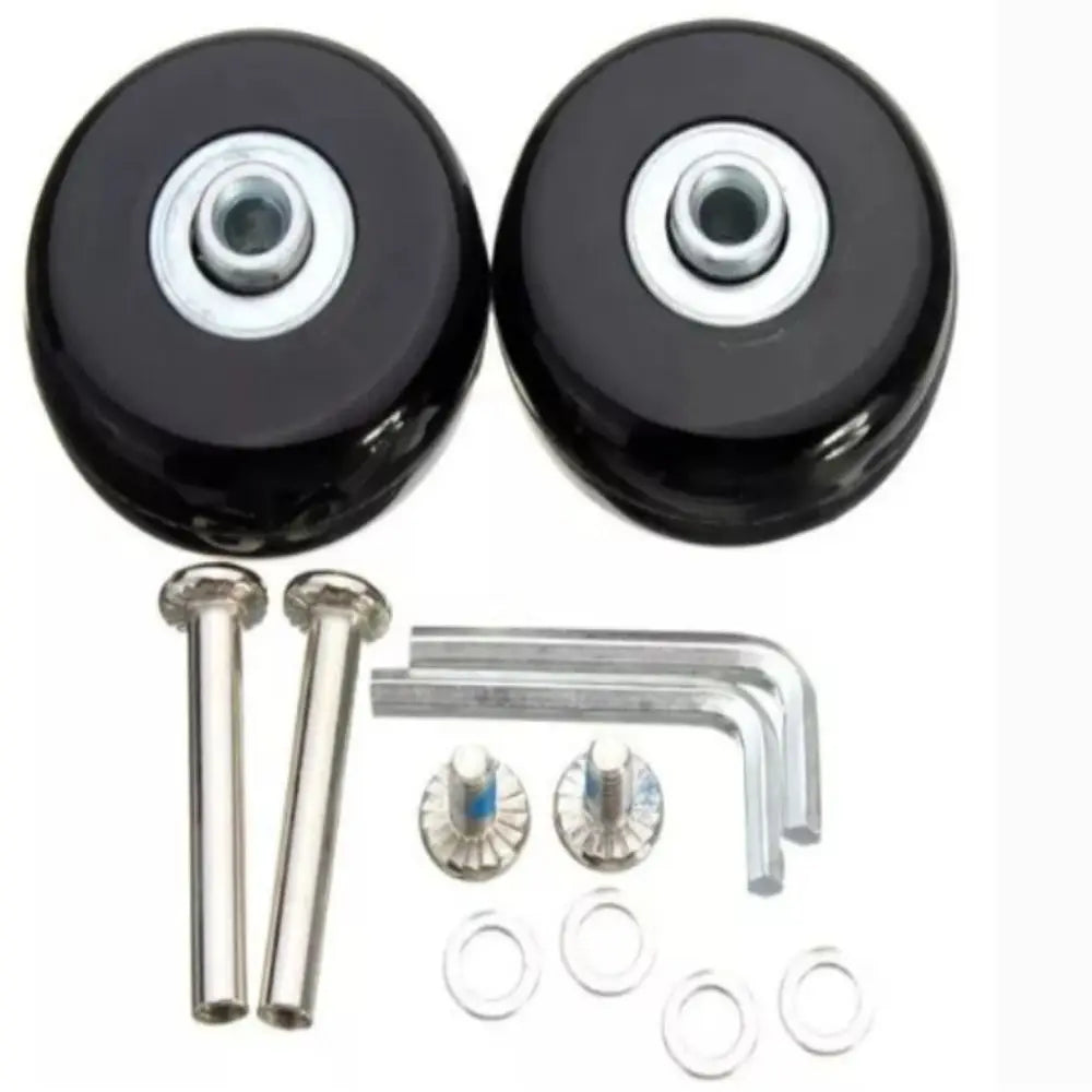 Luggage Wheel Replacement Kit – Silent 57-59mm Casters & Axles Luggage Repair Kit Nixie