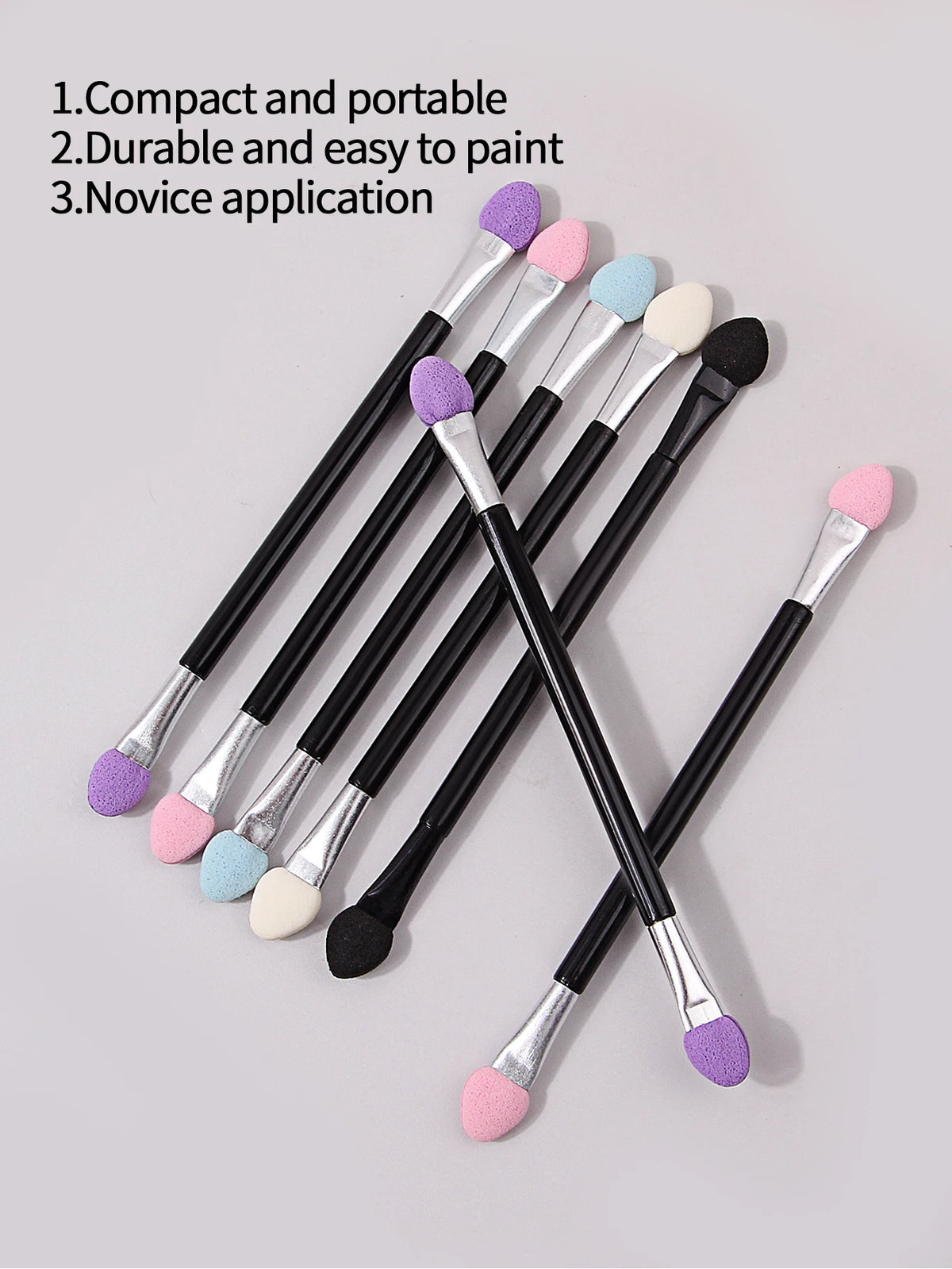 Sponge Eyeshadow Applicator Brush Set 10/50 Pcs – Double Head
