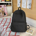Letter-Embroidered Girls School Backpack – Large & Lightweight Girls School Backpack Nixie Black (Small)