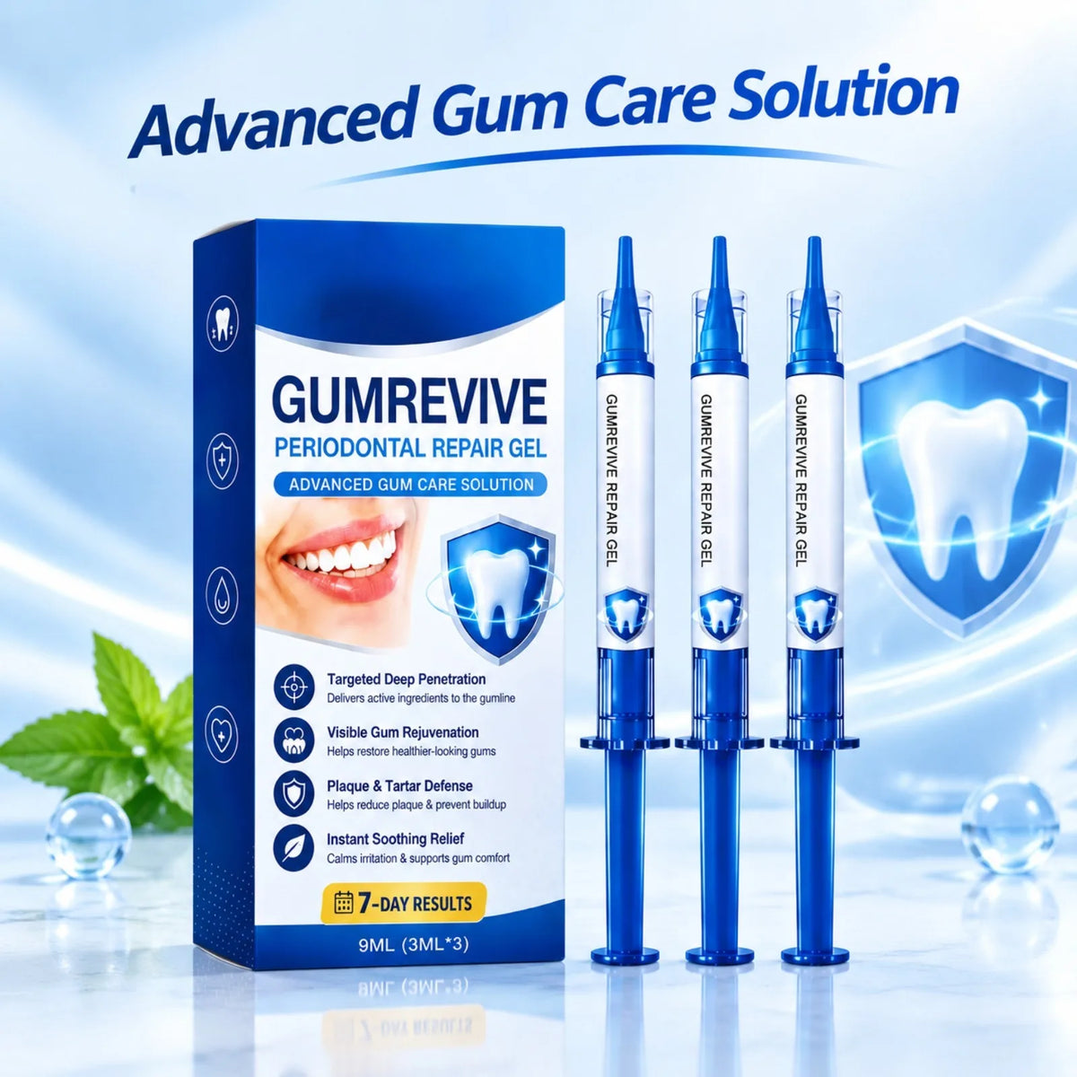 Gum Repair Gel – Plaque Removal, Whitening & Gum Care Oral Care Gel Nixie