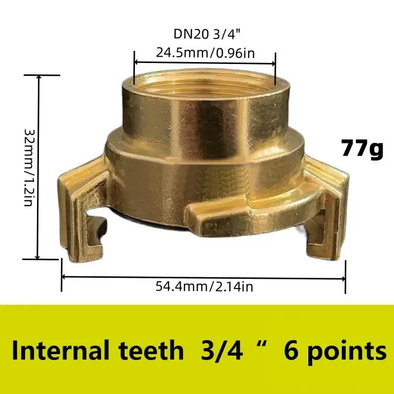 Garden Hose Quick Connect Set – DN15/DN20/DN25 Copper Tap Connectors Hose Quick Connector Nixie A2
