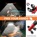 Magnetic LED Work Light Bar – IP65 Rechargeable, Digital Display