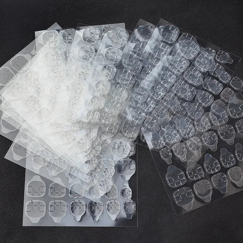 Double-Sided Nail Jelly Glue Adhesive Tabs 240pcs – Press-On Nail Adhesive Tabs Nixie