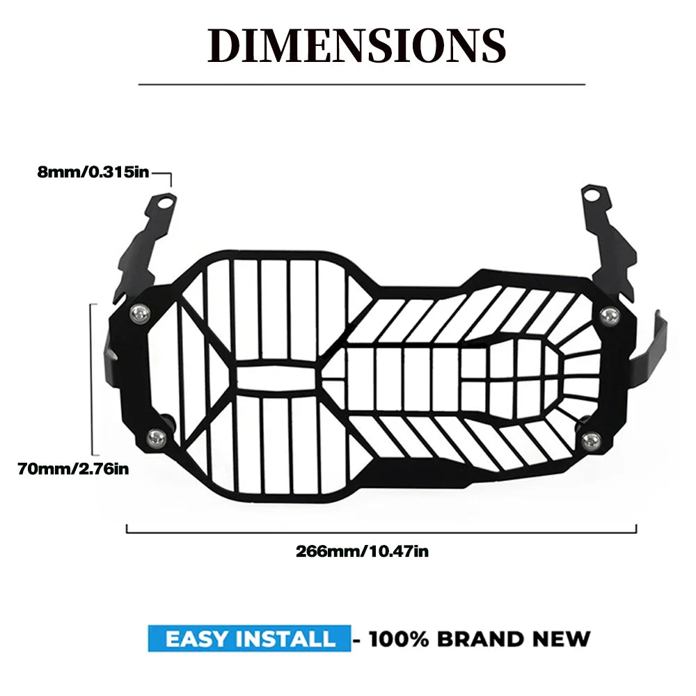 BMW R1200GS R1250GS Headlight Grille Guard Cover 2013-2023 Headlight Grille Guard Nixie