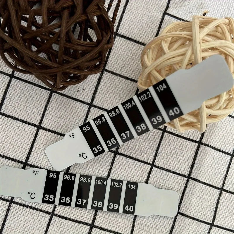 Forehead Strip Thermometer for Baby & Kids – 5 or 10 Pcs Baby Thermometer Strip Nixie